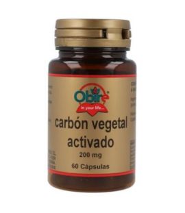 Carbon Vegetal 200mg 60caps Obire