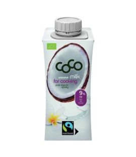 Eco Cooking Coconut Milk 24x200ml Dr.Antonio Martins