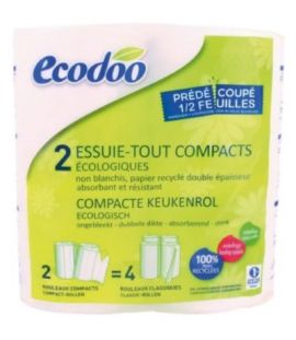 Eco Recycled Compact Kitchen Paper 2 units Ecodoo