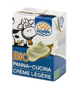 Organic Cow's Milk Cream for Cooking 200ml Ecolife