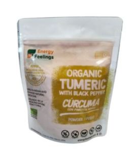 Curcuma Con Pimienta Eco Polvo 200g Energy Feelings