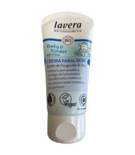 Crema Pañal Bebe Onagra y Zinc Eco Vegan 50ml Lavera