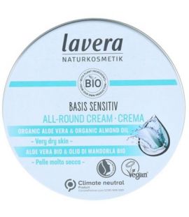 Bio Vegan Aloe and Almond Face Body Cream 150ml Lavera