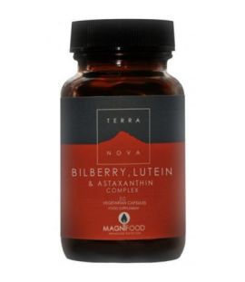 Bilberry Lutein Astaxanthin Complex Vegan 50caps Terra Nova