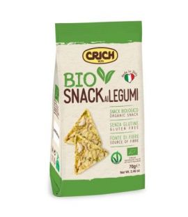 Organic Vegan Gluten-Free Legume Snacks 70g Crich