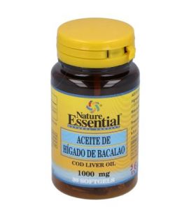 Aceite de Higado de Bacalao 1000Mg 30 Perlas Nature Essential