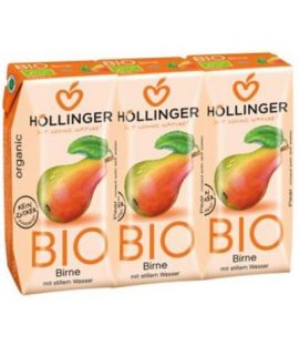 Organic Pear Juice 3x200ml Hollinger