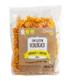 Chickpea and Turmeric Fusilli Gluten Free Bio Vegan 250g Zealia