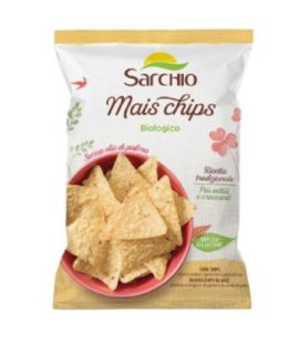 Nachos Corn Gluten Free Eco Vegan 75g Sarchio