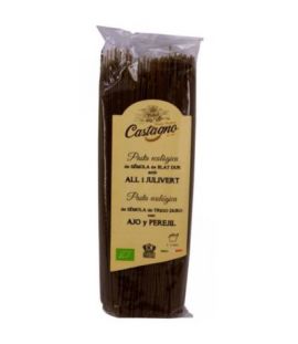 Espagueti de Trigo con Ajo y Perejil Eco 500g Castagno