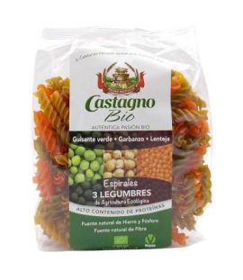 Espirales 3 Legumbres Eco 250g Castagno