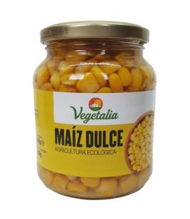 Organic Sweet Corn Glass Jar 350g Vegetalia