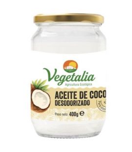 Organic Deodorized Coconut Oil 400g Vegetalia