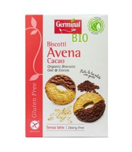 Galletas Avena con Cacao SinGluten Bio 250g Germinal