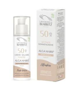 Beige Facial Cream SPF50 Bio 50ml Biarritz