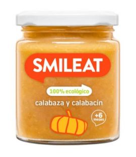 Potito Calabaza y Calabacin 6M SinGluten Eco 230g Smileat