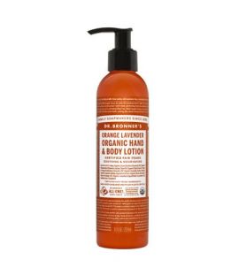 Orange and Lavender Vegan Body Lotion 240ml Dr. Bronners