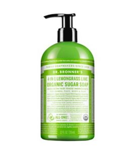 Organic Lemongrass Sugar-Lime Soap 710ml Dr. Bronners