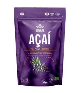 Acai Powder Gluten Free Bio Vegan 70g Iswari