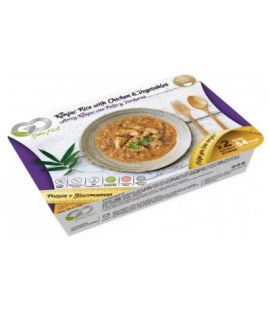 Arroz Konjac Pollo Verduras SinGluten 250g The Konjac Shop