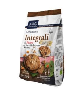 Organic Spelled Whole Oatmeal Fruit Cookies 300g Sottolestelle