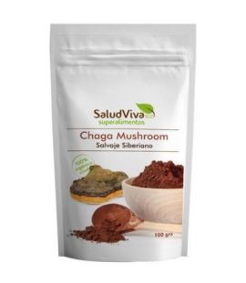 Wild Siberian Chaga Mushroom Eco Vegan 100g Salud Viva