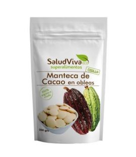 Cocoa Butter in Gluten-Free Eco Wafers 250g Salud Viva