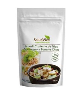 Crispy Buckwheat and Banana Muesli Gluten-Free Chips 300g Salud Viva