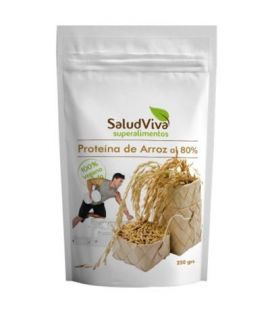 Rice Protein 80 Bio Gluten Free Bio Vegan 250g Salud Viva