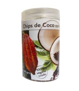 Vegan Coconut and Cacao Chips 100g Salud Viva