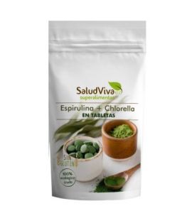 Chlorella Spirulina Tablets Eco 125g Salud Viva