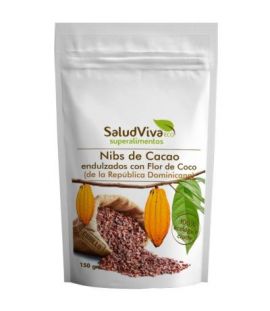 Cocoa Nibs sweetened with Coconut Flower 150g Eco Salud Viva