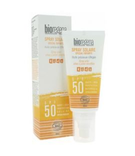 Spray Solar Niños y Pieles Sensibles SPF50 Bio 90ml Bioregena