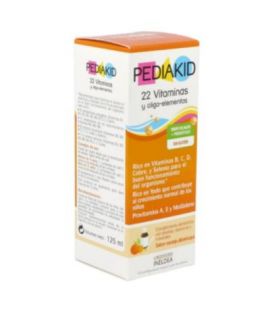 Syrup 22 Vitamins and Oligo-Elements Gluten-Free 125ml Pediakid