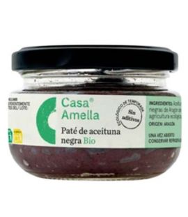 Pate de Aceitunas Negra SinGluten Bio 100g Casa Amella