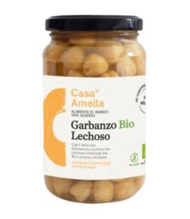 Garbanzo Lechoso Cocido SinGluten Bio Vegan 370g Casa Amella