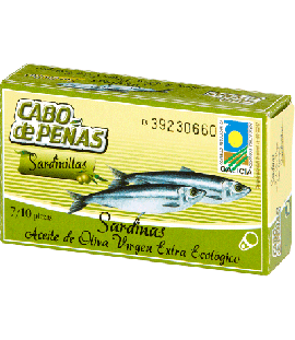 Sardines in Virgin Olive Oil Gluten Free Eco 90g Cabo De Peñas