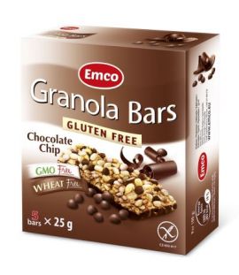 Barrita de Cereales con Choco Chips SinGluten 5x25g Emco