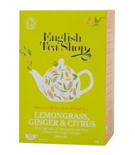 Organic Lemongrass Ginger and Citrus Tea 20inf Tea English Tea Shop