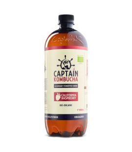 Te Kombucha Frambuesa SinGluten Bio Vegan 1L Captain Kombucha