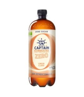 Te Kombucha Jengibre Limon Zero SinGluten Vegan 1L Captain Kombucha