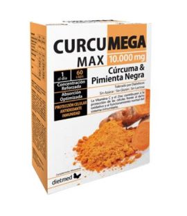 Curcumega Max 10000Mg Gluten Free 60caps Dietmed