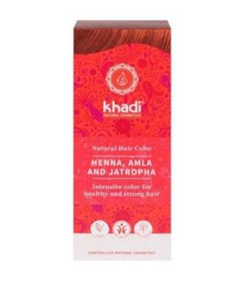 Natural Henna with Amla and Jatropha Vegan 100g Khadi