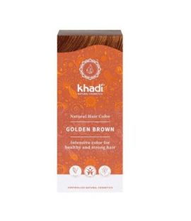 Natural Golden Brown Dye 100 Vegetable Vegan 100g Khadi