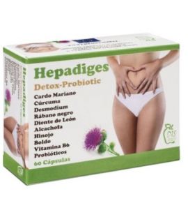 Hepadiges Detox Probiotic 60caps DIS