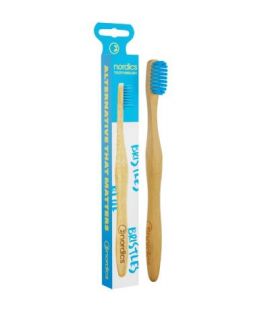 Cepillo dental Bambu Adultos Azul Bio 1ud Nordics Oral Care