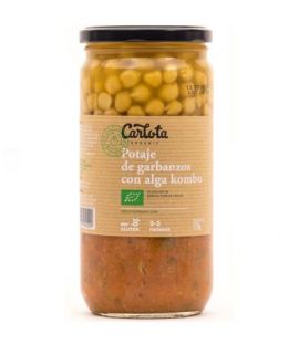 Potaje de Garbanzos con Alga Kombu SinGluten Bio 720g Carlota Organic