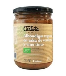 Albondigas en Salsa de Verduras y Vino Vegan Bio 425g Carlota Organic