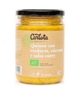 Quinoa con Verduras Curcuma y Curry Eco 425g Carlota Organic