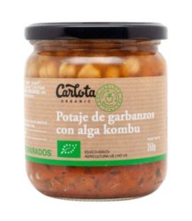 Potaje Garbanzos Alga Kombu Eco 350g Carlota Organic